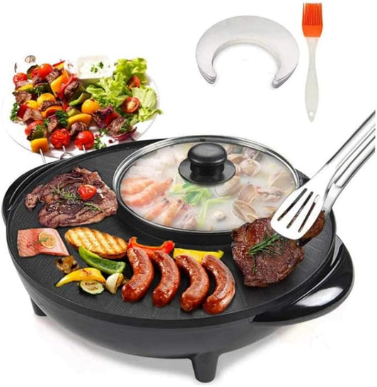 BBQ Grill & Hot Pot 2-in-1