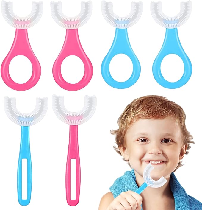 Kids U-Shaped Toothbrush (6 pcs )