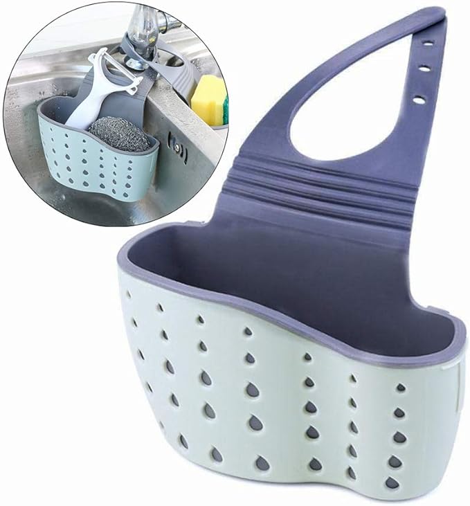 Simple Solid Color Draining Basket (2 Pcs)