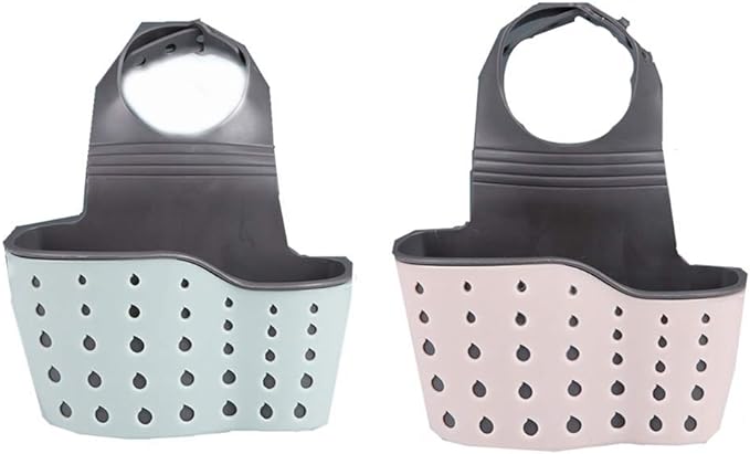 Simple Solid Color Draining Basket (2 Pcs)